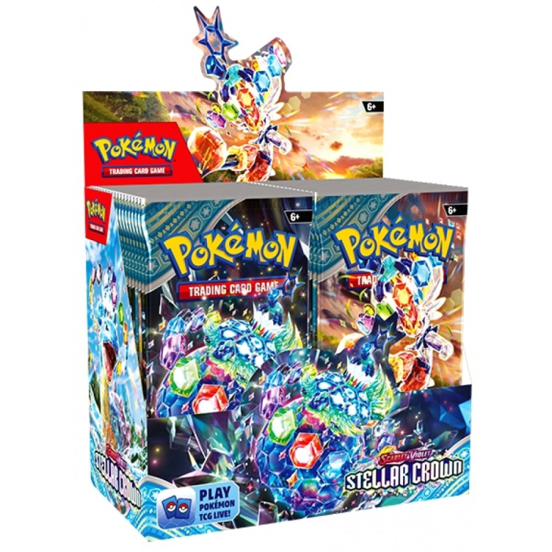 Pokemon Scarlet & Violet Stellar Crown Booster Box Pokemon Scarlet & Violet Stellar Crown Booster Box